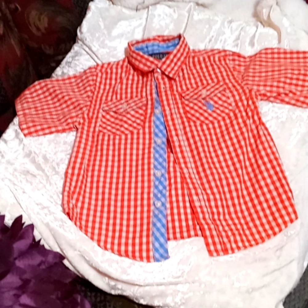 Polo button down size 6 child size